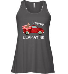 Happy Llamatine funny Valentine Day Llama costume Women's Racerback Tank Women's Racerback Tank - trendytshirts1