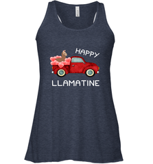 Happy Llamatine funny Valentine Day Llama costume Women's Racerback Tank Women's Racerback Tank - trendytshirts1