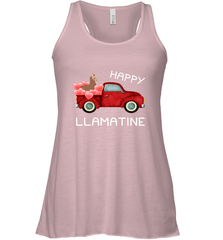 Happy Llamatine funny Valentine Day Llama costume Women's Racerback Tank Women's Racerback Tank - trendytshirts1