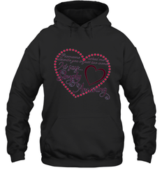 Describe your lover in two words symply...amazing valentine T shirt Hooded Sweatshirt