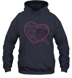 Describe your lover in two words symply...amazing valentine T shirt Hooded Sweatshirt