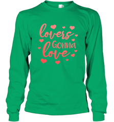 Lovers Gonna Love Quote Valentine's Day Romantic Fun Gift Long Sleeve T-Shirt Long Sleeve T-Shirt - trendytshirts1