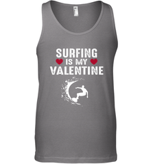 Surfing Is My Valentine Surfer Surfing Gift Men's Tank Top Men's Tank Top - trendytshirts1