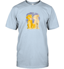 Disney Lion King Simba Nala Love Valentine's Men Cotton T-Shirt Men Cotton T-Shirt - trendytshirts1