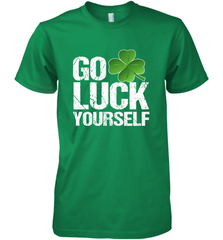 Go Luck Yourself TShirt St. Patrick's Day Men's Premium T-Shirt Men's Premium T-Shirt - trendytshirts1