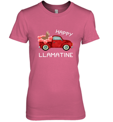 Happy Llamatine funny Valentine Day Llama costume Women's Premium T-Shirt Women's Premium T-Shirt - trendytshirts1