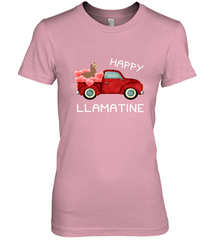 Happy Llamatine funny Valentine Day Llama costume Women's Premium T-Shirt Women's Premium T-Shirt - trendytshirts1