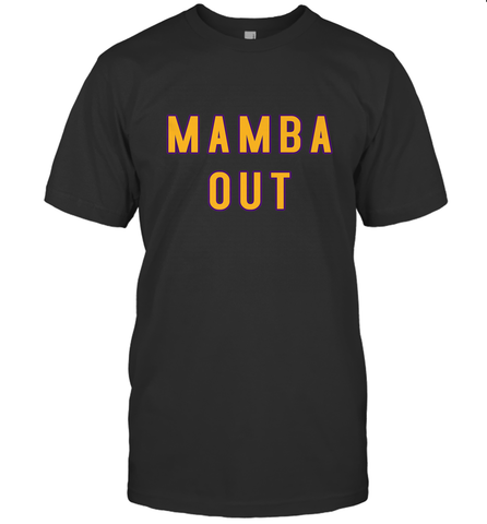 Mamba Out Limited Edition Farewell Tribute Men's T-Shirt Men's T-Shirt / Black / S Men's T-Shirt - trendytshirts1