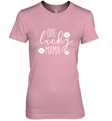 St Patricks Day Shirt One Lucky Mama Clover Shamrock Green Women's Premium T-Shirt Women's Premium T-Shirt - trendytshirts1