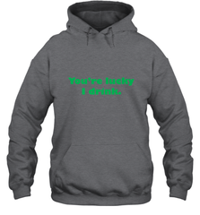 St. Patrick's Day Adult Drinking Hooded Sweatshirt Hooded Sweatshirt - trendytshirts1