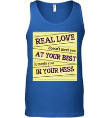 Real love funny quotes for valentine (2) Men's Tank Top Men's Tank Top - trendytshirts1