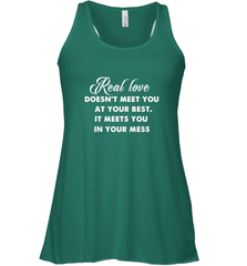 Real love funny quotes for valentine Women's Racerback Tank Women's Racerback Tank - trendytshirts1