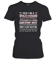 Spoiled Husband Property Of Freaking Wife Valentine's Day Gift Women's T-Shirt Women's T-Shirt - trendytshirts1