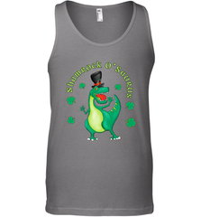 T Rex Dinosaur St. Patrick's Day Irish Funny Men's Tank Top Men's Tank Top - trendytshirts1