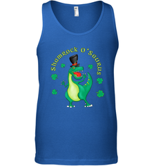 T Rex Dinosaur St. Patrick's Day Irish Funny Men's Tank Top Men's Tank Top - trendytshirts1