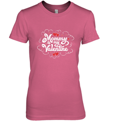 Mommy Is My Valentine's Day Art Graphics Heart Lover Gift Women's Premium T-Shirt Women's Premium T-Shirt - trendytshirts1