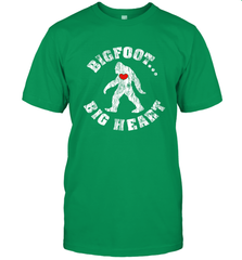 Bigfoot Heart Valentine's Day Lover Art Graphics Great Gift Men's T-Shirt Men's T-Shirt - trendytshirts1