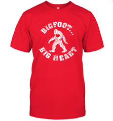 Bigfoot Heart Valentine's Day Lover Art Graphics Great Gift Men's T-Shirt Men's T-Shirt - trendytshirts1