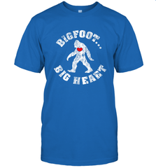 Bigfoot Heart Valentine's Day Lover Art Graphics Great Gift Men's T-Shirt Men's T-Shirt - trendytshirts1