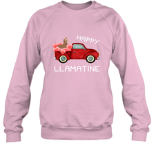 Happy Llamatine funny Valentine Day Llama costume Crewneck Sweatshirt Crewneck Sweatshirt - trendytshirts1