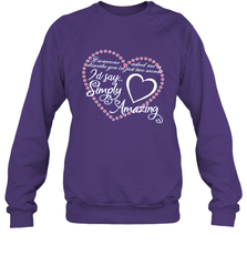 Describe your lover in two words symply amazing Valentine Crewneck Sweatshirt Crewneck Sweatshirt - trendytshirts1