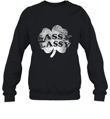Sassy Lassy T Shirt Funny St. Patrick's Day Clover Crewneck Sweatshirt Crewneck Sweatshirt - trendytshirts1