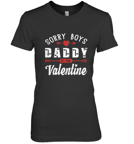Funny Valentine's Day Present For Your Little Girl, Daughter Women's Premium T-Shirt
