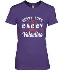 Funny Valentine's Day Present For Your Little Girl, Daughter Women's Premium T-Shirt Women's Premium T-Shirt - trendytshirts1