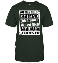 Hold my hand for a while hold my heart forever Valentine Men's T-Shirt Men's T-Shirt - trendytshirts1