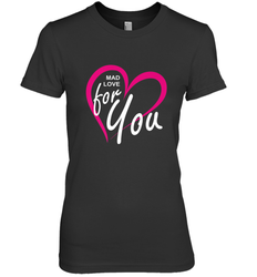 Pink Heart Valentine's Day Gifts Boyfriend Girlfriend Love Women's Premium T-Shirt