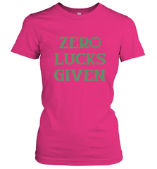 St. Patrick's Day Zero Lucks Given Graphic Women's T-Shirt Women's T-Shirt - trendytshirts1