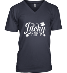 One Lucky Mama Shamrock Gift For Saint Patrick's Day Men's V-Neck Men's V-Neck - trendytshirts1