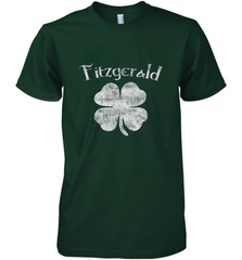 Vintage Fitzgerald Irish Shamrock St Patty's Day Men's Premium T-Shirt Men's Premium T-Shirt - trendytshirts1
