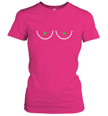 Boob St Patricks Day Nips Feminist Funny Fitted Women's T-Shirt Women's T-Shirt - trendytshirts1