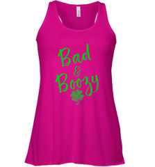 Bad and Boozy , St Patricks Day Beer Drinking Women's Racerback Tank Women's Racerback Tank - trendytshirts1