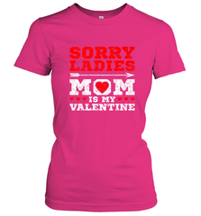 Sorry Ladies Mom Is My Valentine's Day Art Graphics Heart Women's T-Shirt Women's T-Shirt - trendytshirts1