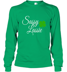 Sassy Lassie St Patty day Long Sleeve T-Shirt Long Sleeve T-Shirt - trendytshirts1