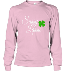 Sassy Lassie St Patty day Long Sleeve T-Shirt Long Sleeve T-Shirt - trendytshirts1