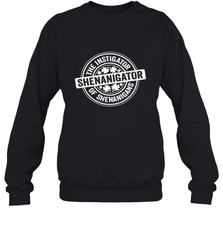 Shenanigator St Patrick's Day Shenanigans Instigator Crewneck Sweatshirt Crewneck Sweatshirt - trendytshirts1