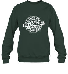 Shenanigator St Patrick's Day Shenanigans Instigator Crewneck Sweatshirt Crewneck Sweatshirt - trendytshirts1
