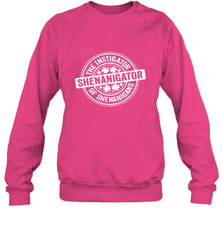 Shenanigator St Patrick's Day Shenanigans Instigator Crewneck Sweatshirt Crewneck Sweatshirt - trendytshirts1