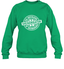 Shenanigator St Patrick's Day Shenanigans Instigator Crewneck Sweatshirt Crewneck Sweatshirt - trendytshirts1