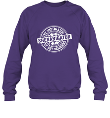 Shenanigator St Patrick's Day Shenanigans Instigator Crewneck Sweatshirt Crewneck Sweatshirt - trendytshirts1