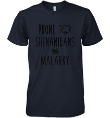 St. Patrick's Day Prone To Shenanigans Men's Premium T-Shirt Men's Premium T-Shirt - trendytshirts1