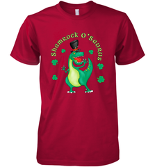 T Rex Dinosaur St. Patrick's Day Irish Funny Men's Premium T-Shirt Men's Premium T-Shirt - trendytshirts1