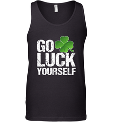 Go Luck Yourself TShirt St. Patrick's Day Men's Tank Top