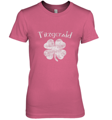 Vintage Fitzgerald Irish Shamrock St Patty's Day Women's Premium T-Shirt Women's Premium T-Shirt - trendytshirts1
