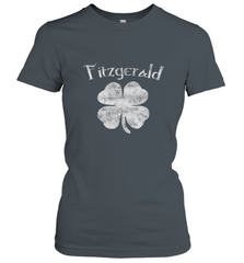Vintage Fitzgerald Irish Shamrock St Patty's Day Women's T-Shirt Women's T-Shirt - trendytshirts1