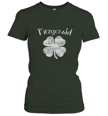 Vintage Fitzgerald Irish Shamrock St Patty's Day Women's T-Shirt Women's T-Shirt - trendytshirts1
