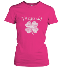 Vintage Fitzgerald Irish Shamrock St Patty's Day Women's T-Shirt Women's T-Shirt - trendytshirts1